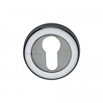 M Marcus Heritage Brass Round Euro Profile Cylinder Escutcheon 53mm 