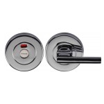 M Marcus Heritage Brass Round Indicator Turn & Release for Bathroom Doors 53mm 