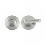 Disabled Bathroom Turn & Release – Push on Rose – 52mm Ø – Antimicrobial Satin Stainless Steel