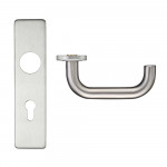 Euro Profile Lever Lock Furniture for DIN Lock Cases – Antimicrobial Satin Stainless Steel