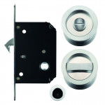 70mm case depth, 50mm backset - Self-Sanitising Antimicrobial Satin Chrome Plate