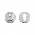 Security Escutcheon Set – Self-Sanitising Antimicrobial Satin Stainless Steel