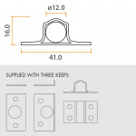 Antimicrobial Eco-Friendly Barrel Door Bolts