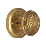 M Marcus Heritage Brass Aydon Design Mortice Knob on Rose