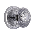 M Marcus Heritage Brass Aydon Design Mortice Knob on Rose