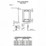 Bobrick B-166 Series Channel-Frame Mirror/Shelf Combination