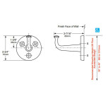 Bobrick B-211 Heavy-Duty Clothes Hook with Exposed Mounting