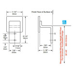 Bobrick B-233 Clothes Hook