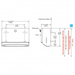 Bobrick B-2621 ClassicSeries® Surface-Mounted Paper Towel Dispenser with Knob Latch