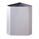 Bobrick B-268 ClassicSeries® Surface-Mounted Corner Waste Bin – 50.7L Capacity