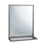 Bobrick B-292 Series Welded-Frame Mirror/Shelf Combination