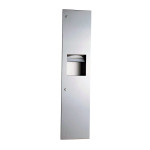 Bobrick B-3803 TrimLineSeries™ Paper Towel Dispenser/24L Waste Bin