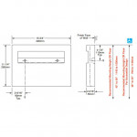 Bobrick B-4221 ConturaSeries® Surface-Mounted Seat-Cover Dispenser