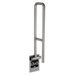 Bobrick B-4998 Wall-Mounted Swing Up Grab Bar