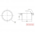 Bobrick TrimLineSeries™ Circular Waste Chute