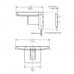 Bobrick B-680 Surface-Mounted Soap Dish