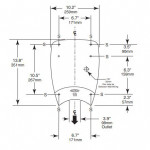 Bobrick B-718 QuietDry™ Series, TerraDry™ ADA Surface-Mounted Hand Dryer