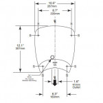 Bobrick B-77 QuietDry™ Series, DuraDry™ Surface-Mounted High Speed Hand Dryer