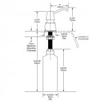 Bobrick B-823 Series Manual Foam Counter-Mounted Soap Dispensers