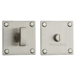 M Marcus Heritage Brass Square Low profile Thumbturn & Emergency Release 54 x 54mm