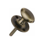 M Marcus Heritage Brass Oval Thumbturn for use with Security Rack Bolt (Not included)