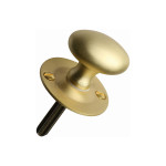 M Marcus Heritage Brass Oval Thumbturn for use with Security Rack Bolt (Not included)