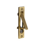 M Marcus Heritage Brass Sliding and Pocket Door Edge Flush Pull Handle