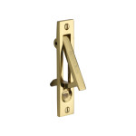 M Marcus Heritage Brass Sliding and Pocket Door Edge Flush Pull Handle