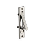 M Marcus Heritage Brass Sliding and Pocket Door Edge Flush Pull Handle