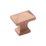 M Marcus Heritage Brass Anvil Design Wardrobe Knob 35 x 22mm