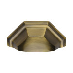Heritage Brass Deco Design Cabinet Drawer Pull – 89mm centre to centre