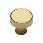 M Marcus Heritage Brass Florence Design Cupboard Knob 32mm 