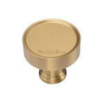 M Marcus Heritage Brass Florence Design Cupboard Knob 32mm 