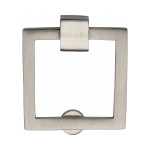 M Marcus Heritage Brass Square Drop Down Cabinet Handle 50 x 50mm