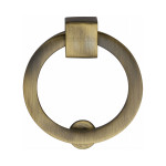 M Marcus Heritage Brass Ring Drop Down Cabinet Handle - 50mm 