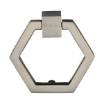 M Marcus Heritage Brass Hexagon Drop Down Cabinet Handle - 51 x 60mm