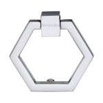 M Marcus Heritage Brass Hexagon Drop Down Cabinet Handle - 51 x 60mm