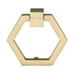 M Marcus Heritage Brass Hexagon Drop Down Cabinet Handle - 51 x 60mm