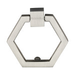 M Marcus Heritage Brass Hexagon Drop Down Cabinet Handle - 51 x 60mm