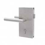 Upright Patch Lock suitable for 10-12mm thick glass (lever handles and cylinder sold separately)