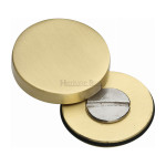 M Marcus Heritage Brass Blanking Cover Caps – 35mm Ø