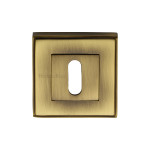 M Marcus Heritage Brass Square Standard Key Escutcheon 54 x 54mm