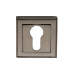 M Marcus Heritage Brass Square Euro Profile Cylinder Escutcheon 54 x 54mm