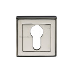 M Marcus Heritage Brass Square Euro Profile Cylinder Escutcheon 54 x 54mm