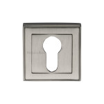 M Marcus Heritage Brass Square Euro Profile Cylinder Escutcheon 54 x 54mm