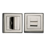 M Marcus Heritage Brass Square Thumbturn & Emergency Release with stepped edge 54 x 54mm