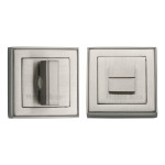 M Marcus Heritage Brass Square Thumbturn & Emergency Release with stepped edge 54 x 54mm