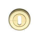 M Marcus Heritage Brass Round Standard Key Escutcheon 53mm 