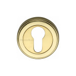 M Marcus Heritage Brass Round Euro Profile Cylinder Escutcheon 53mm 