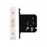 Medium Duty Three Lever Deadlock – Satin Stainless Steel
